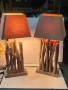настолни дървени лампи, снимка 1