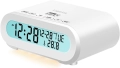 LogiLink радиобудилник с дисплей за температура, таймер за заспиване, включва USB порт за зареждане, снимка 1