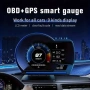 Автомобилен HUD дисплей, OBD GPS, интелигентен измервателен уред, скоростомер НОВ, снимка 5