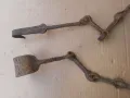 Стара верига за огнище от ковано желязо , здрава, снимка 6