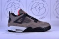 Nike Jordan Retro 4 White Oreo, Taupe Haze, Purple Metallic, снимка 12