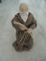 № 6222 стара фигура   - височина 26 см   - синтетика , текстил , дърво , снимка 1