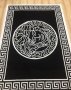 Килим "Versace" в черно-бяло, снимка 2