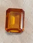 Голям Естествен Цитрин Правоъгълна шлифовка 21,6 ct, снимка 1