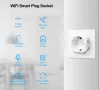 Интернет Ключ WiFi Smart Socket Wi-Fi Swich AC 220V 20A Контролен Електромер с Календар WiFi Контакт, снимка 4