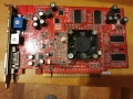 Видео карта ATI Radeon X550 PCI-E VGA DVI 256 MB VGA DVI, снимка 1