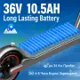 Електрическа тротинетка D8 Pro 350W | 31 км/ч, до 30 км пробег, APP, нова, снимка 4