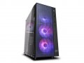 Кутия за компютър DeepCool MATREXX 55 Mesh AR 4F Черна RGB ATX Middle Tower, снимка 1 - Захранвания и кутии - 40033655