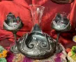 Сервиз за вино - ръчна изработка в сребро, снимка 2