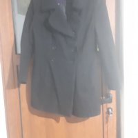 Дамско черно елегантно късо палто, снимка 3 - Палта, манта - 31132459