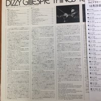 DIZZY GILLESPIE-THINGS TO COME,LP,made in Japan , снимка 2 - Грамофонни плочи - 39751547