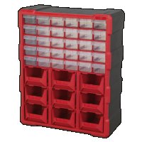 Шкаф органайзер с 39 чекмеджета за стена табло кутии, снимка 3 - Други инструменти - 28652154