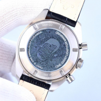 Мъжки часовник Omega Speedmaster Moonwatch с кварцов механизъм, снимка 3 - Мъжки - 36570260