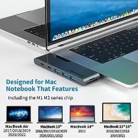 USB C хъб за MacBook, 8 IN 2, снимка 4 - Други - 42443123
