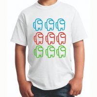 Детска тениска Among Us 17/18/20 лв, снимка 1 - Детски тениски и потници - 31478306