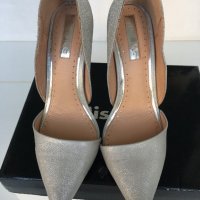 Нови сребристи обувки Miss KG номер 37, снимка 5 - Дамски обувки на ток - 37441764