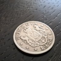 Монета - Румъния - 1 лея | 1924г., снимка 3 - Нумизматика и бонистика - 29335765
