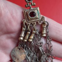 Стар възрожденски сребърен  накит Видинско, снимка 3 - Антикварни и старинни предмети - 35567524