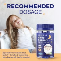 Unwind Sleep Gummies за подпомагане на съня, детски бонбони за сън - 60 броя, снимка 7 - Хранителни добавки - 44496990