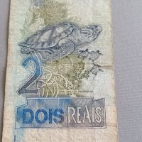 Банкнота - Бразилия - 2 реала | 1999г. - 2001г., снимка 3 - Нумизматика и бонистика - 42143646