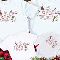 Коледен комплект тениски за цялото семейство, снимка 5 - Тениски - 30825434