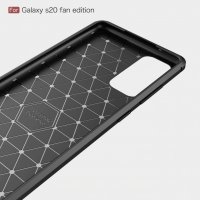 Промо! Samsung Galaxy S20 FE карбон силиконов гръб / кейс, снимка 6 - Калъфи, кейсове - 30845801
