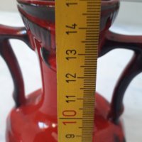 Немска керамична ваза ръчна изработка , снимка 5 - Колекции - 31464427