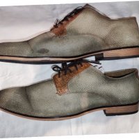 Стилни и италиански обувки от естествен велур Roberto Renzo №43, снимка 6 - Официални обувки - 35508465