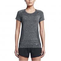 Nike 718569 Dri-Fit Knit Running Top Оригинална Тениска (М), снимка 1 - Тениски - 38757361
