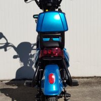 Електрически скутер EcoWay 350 вата модел MK-K син цвят 20Ah батерия, снимка 6 - Мотоциклети и мототехника - 40409988