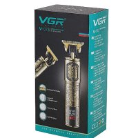Професионален тример за коса VGR, V-073, LED дисплей, Златен, снимка 2 - Тримери - 44271716
