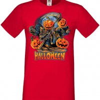 Мъжка тениска Halloween 12,Halloween,Хелоуин,Празник,Забавление,Изненада,Обичаи,, снимка 4 - Тениски - 38135123