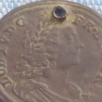 Стар рядък жетон Луи XV Франция за КОЛЕКЦИОНЕРИ 28692, снимка 4 - Други ценни предмети - 42890770