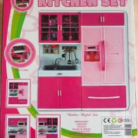 Детска кухня за момиченца с отварящи се шкафове и елементи , снимка 2 - Рисуване и оцветяване - 31134755