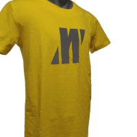 Мъжка тениска налична в два цвята бял и жълт с щампа печат отпред, снимка 5 - Тениски - 40409785