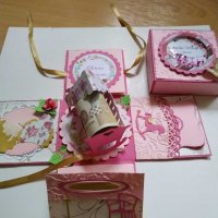 Подарък за бебе,Бебешка кутия за снимки, парички, пожелания, снимка 1 - Други - 29241528