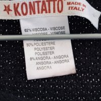 Модерна блуза кроп KONTATTO Италия, снимка 5 - Корсети, бюстиета, топове - 40104441