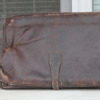 Кожена чанта 1960г, снимка 5 - Антикварни и старинни предмети - 35656083