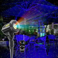 Poeland Външен звезден проектор, коледни светлини Motion Firefly LED, снимка 1 - Декорация за дома - 42838916