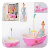 Комплект кукла във вана, снимка 6 - Кукли - 38939148