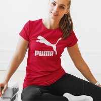  Дамска тениска Puma принт Модели и размери , снимка 2 - Тениски - 28605443