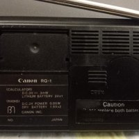 Canon RQ-1 портативен радио калкулатор, снимка 2 - Радиокасетофони, транзистори - 29278529