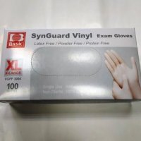 Ръкавици за еднократна употреба винил Syn Guard Vinil XL 100бр./кутия, снимка 1 - Строителни материали - 21212710