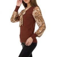 ДАМСКИ ПУЛОВЕР, 2ЦВЯТА - 023, снимка 5 - Блузи с дълъг ръкав и пуловери - 30759999
