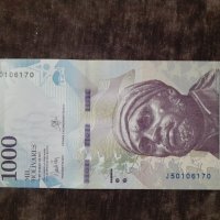 1000 боливара Венецуела 2017, снимка 2 - Нумизматика и бонистика - 29999530
