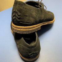 H by Hudson Men's Chatra Black Suede Derbys No 44, снимка 6 - Ежедневни обувки - 32110281