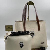 Karl lagerfeld дамска чанта стилна лукс код 201, снимка 4 - Чанти - 40632413