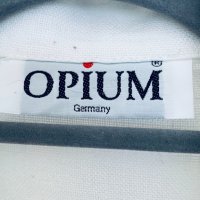 Голяма бяла риза-туника OPIUM Германия 100% лен, снимка 7 - Ризи - 37040801