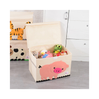 3890  Сгъваема кутия за съхранение на детски играчки с капак, снимка 7 - Други - 44615376