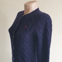 POLO Ralph Lauren Cable Wool / Cashmere Cardigan Knit Womens Size S НОВО! ОРИГИНАЛ! Дамски Пуловер -, снимка 4 - Жилетки - 44459292